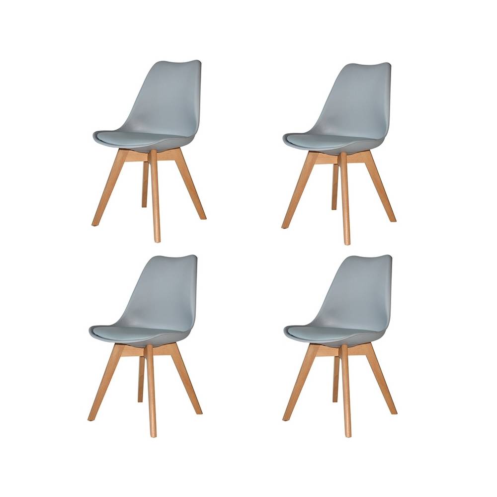 Lot De 2 Chaises Pliantes Enfant Gris Home Deco Kids