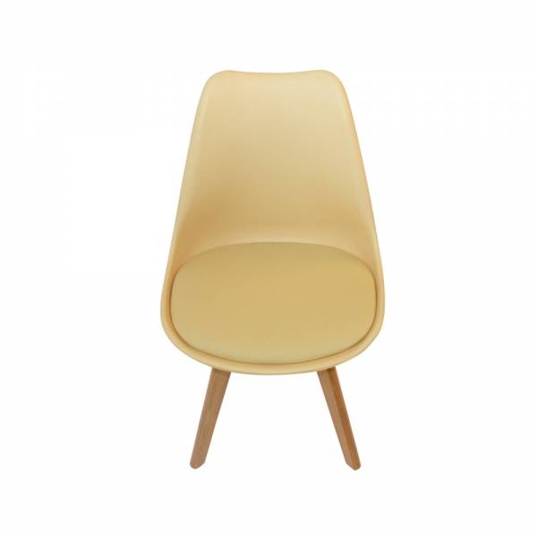 PACK 4 CHAISES NEW TOWER WOOD VAINILLE - Chaise Tower 