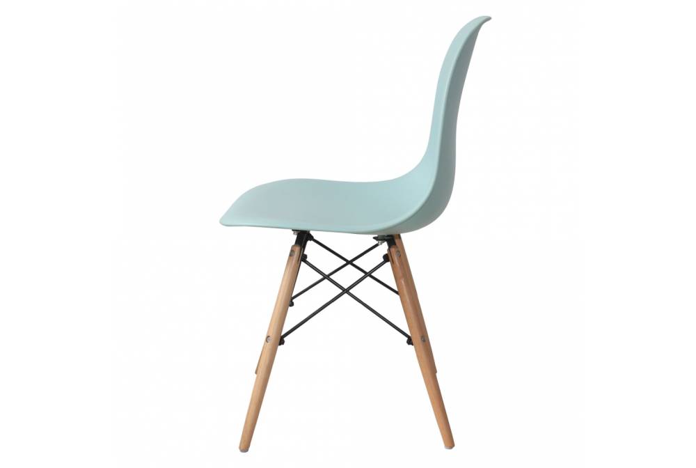 PACK TABLE TOWER WOOD BLANCHE Y 4 CHAISES TOWER WOOD EAU MARINE