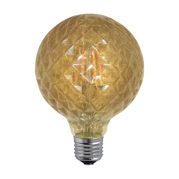 Ampoule Décorative Led Ballon Couleur Ambre E27 6w