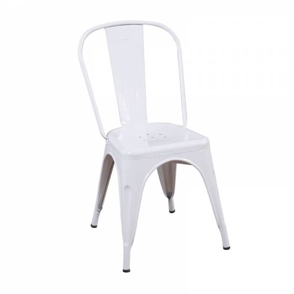 PACK 4 CHAISES LANK BLANCHES